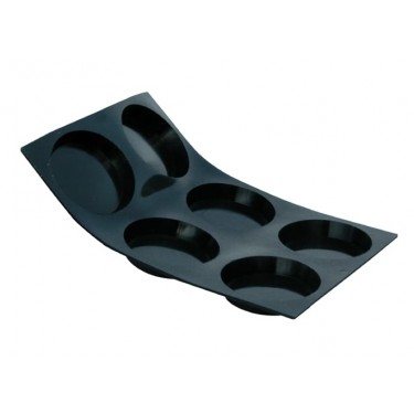 MOLDE SILICONA MOULFLEX - 6 TARTALETAS 7,3 cl